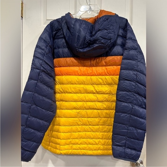Cotopaxi Men’s XXL Fuego Hooded Down Puffer Jacket Blue Maritime Sunset NWT - Picture 3 of 14